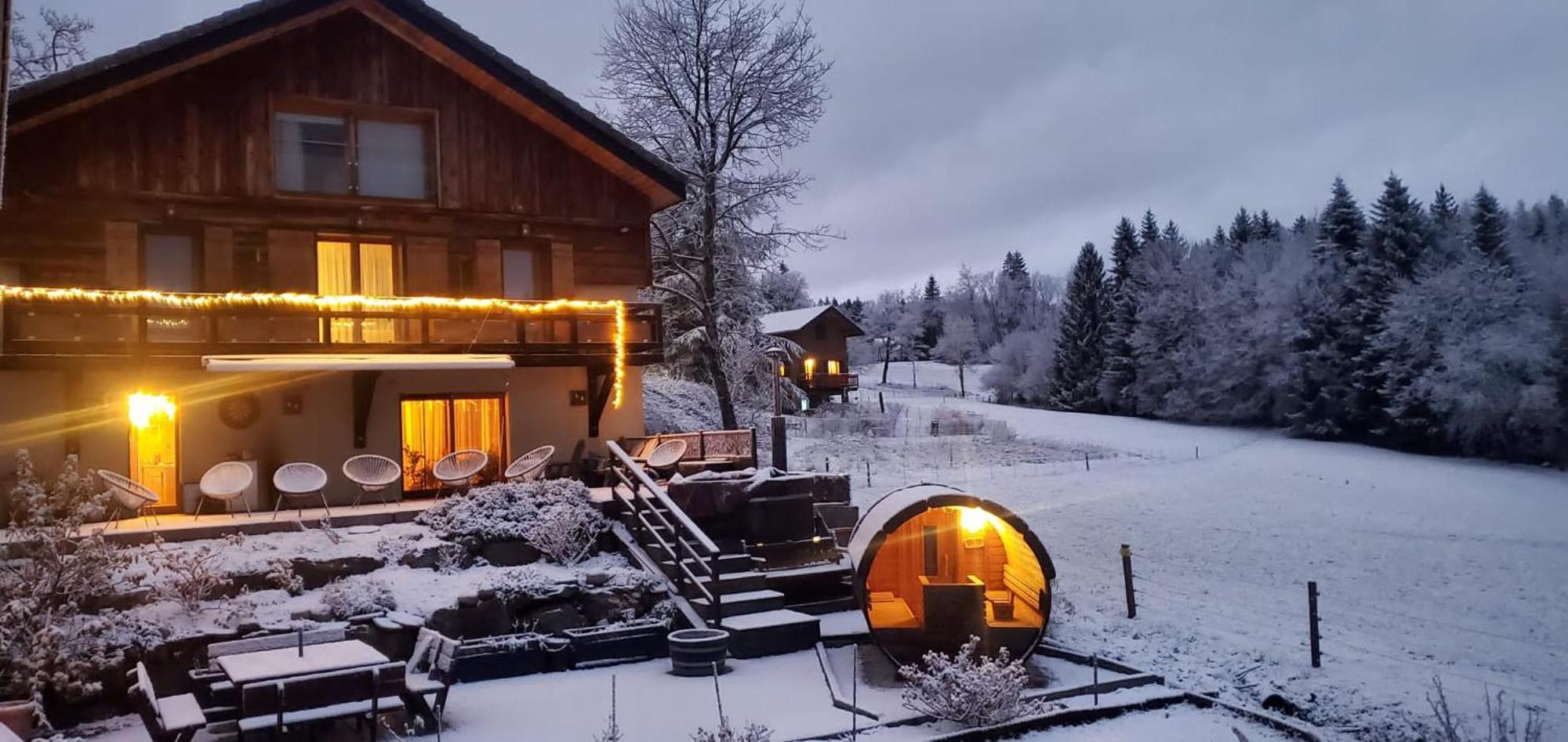 Les Chalets De Ludran Viuz-en-Sallaz エクステリア 写真